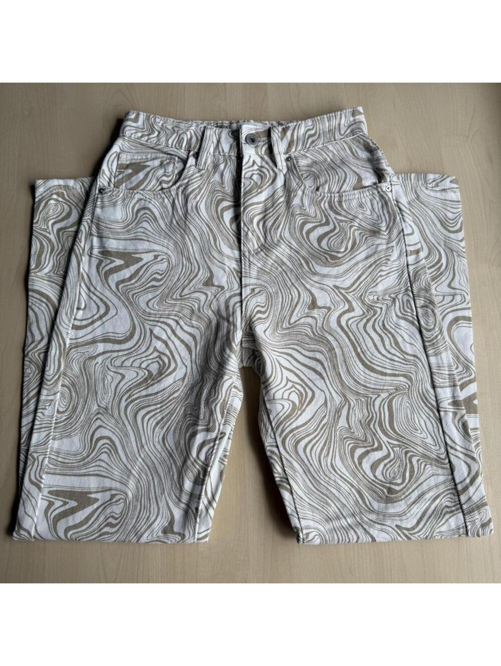 Cotton On Printed Swirly Mom Jeans